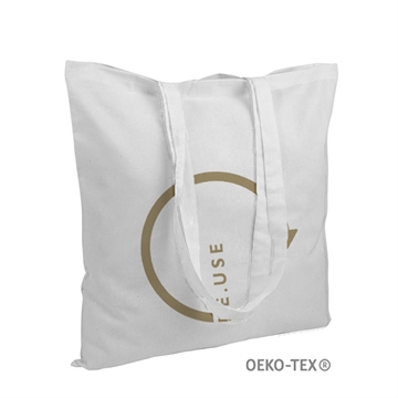 Bomuldstaske OEKO-TEX® hvid